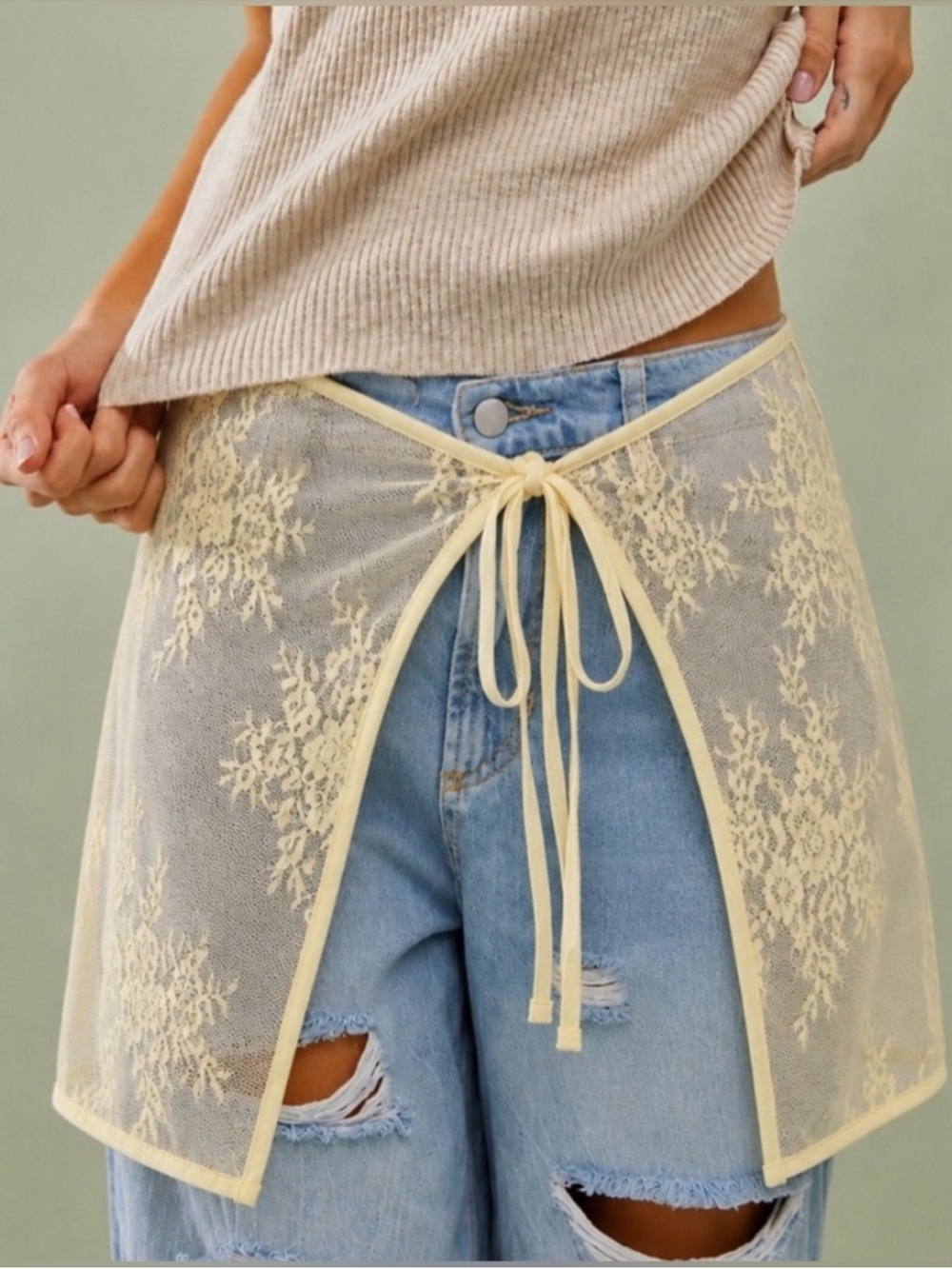 NWOT Free People So Mini Sheer Sarong